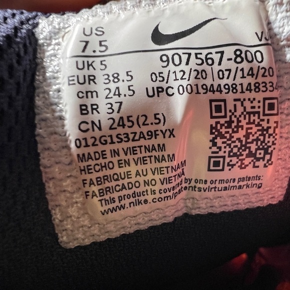 🌹 NIKE Zoom Rival D 10 Track Spikes US Women's Sz 7.5 Bright Mango Running - Picture 3 of 16